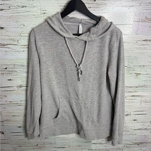 Z Supply Light Gray Women's Cowl hoodie sweater size small